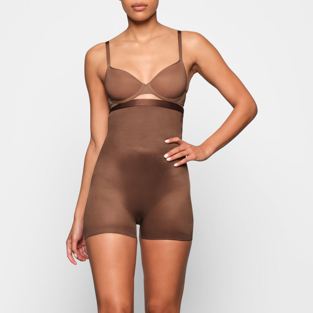 Skims BARELY THERE HIGH WAIST Korte Broek Bruin | JMV-981027