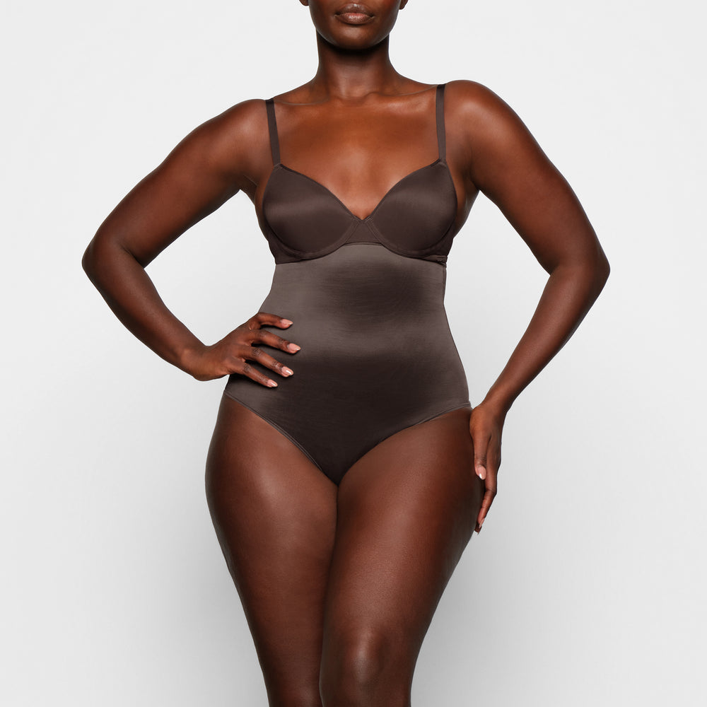 Skims BARELY THERE HIGH WAIST Thong Koffie | KER-241568