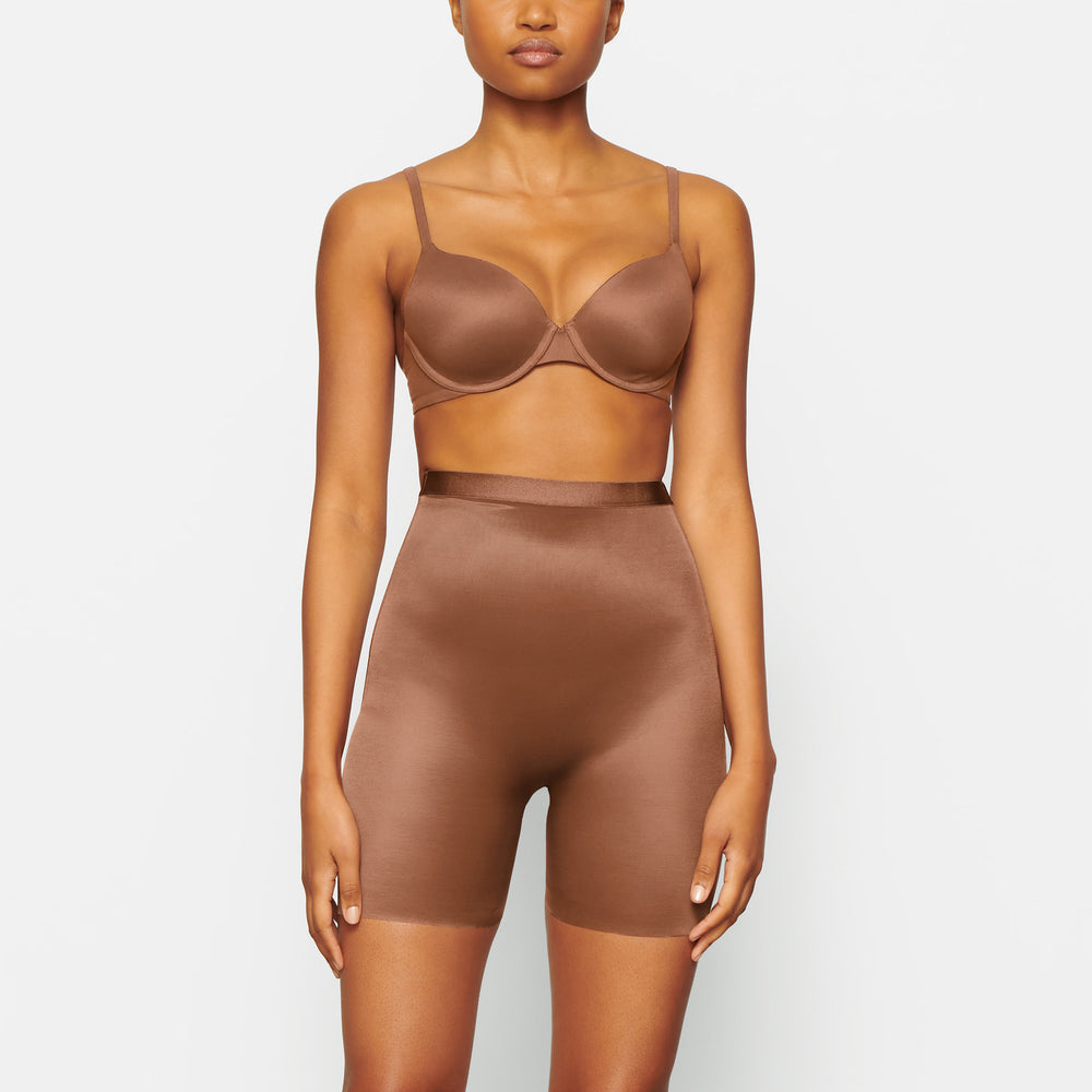 Skims BARELY THERE LOW BACK Korte Broek Bruin | JVQ-781359