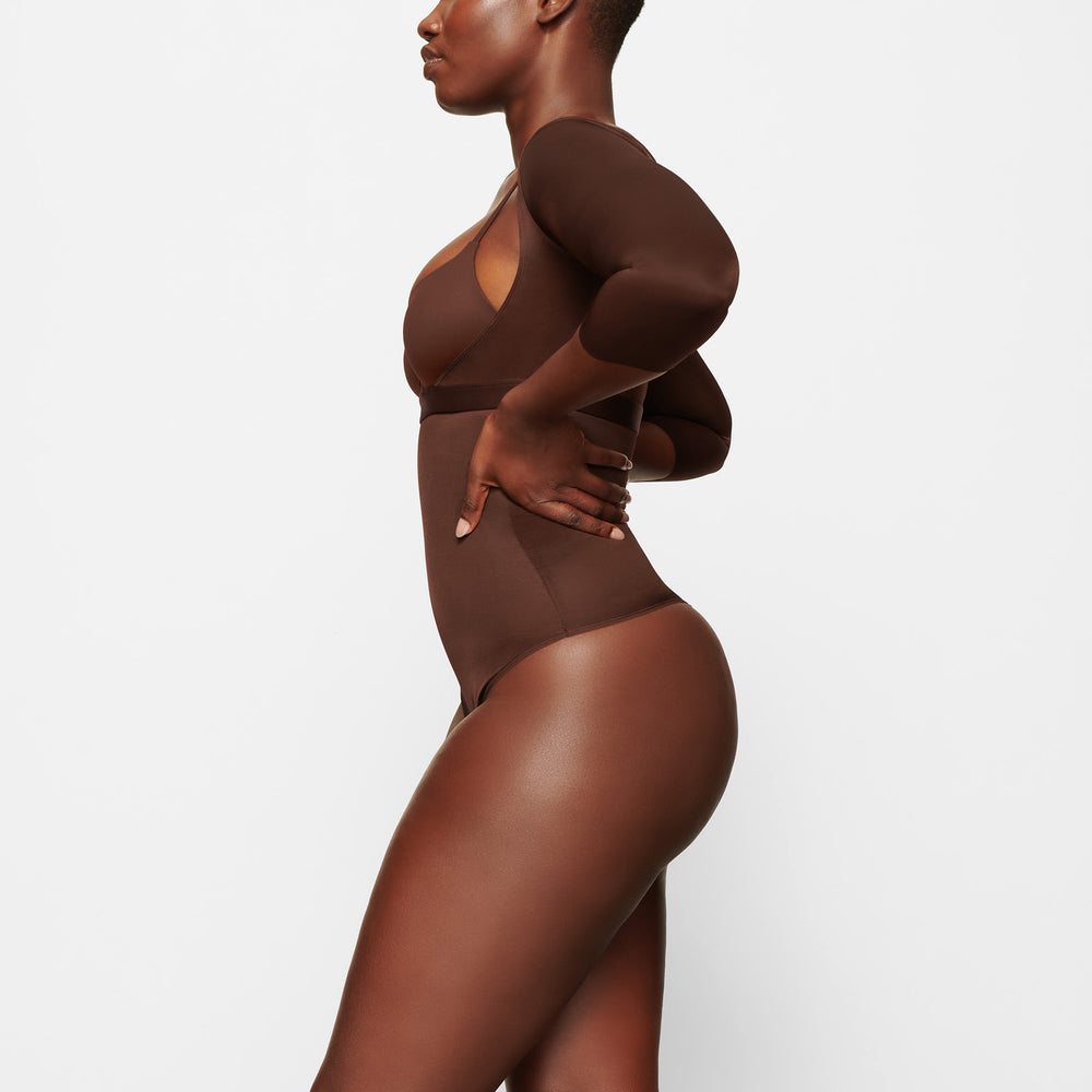 Skims BARELY THERE OPEN Arm Shapewear Chocola | UDL-783120