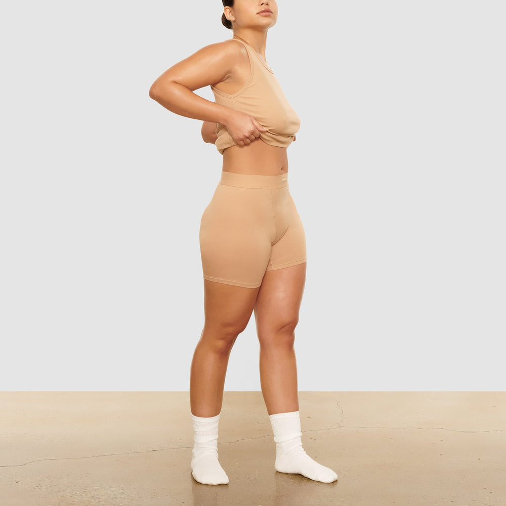 Skims BOYFRIEND Boxer Shorts Beige | KHN-251387