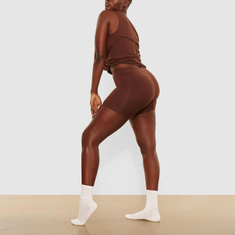 Skims BOYFRIEND Boxer Shorts Chocola | QKO-268714