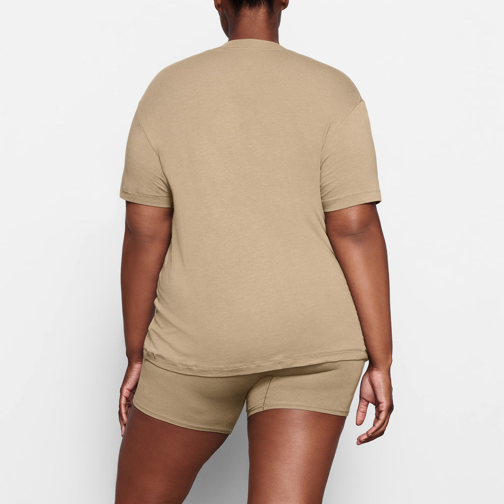 Skims BOYFRIEND T-shirt Abrikoos | HKB-386415