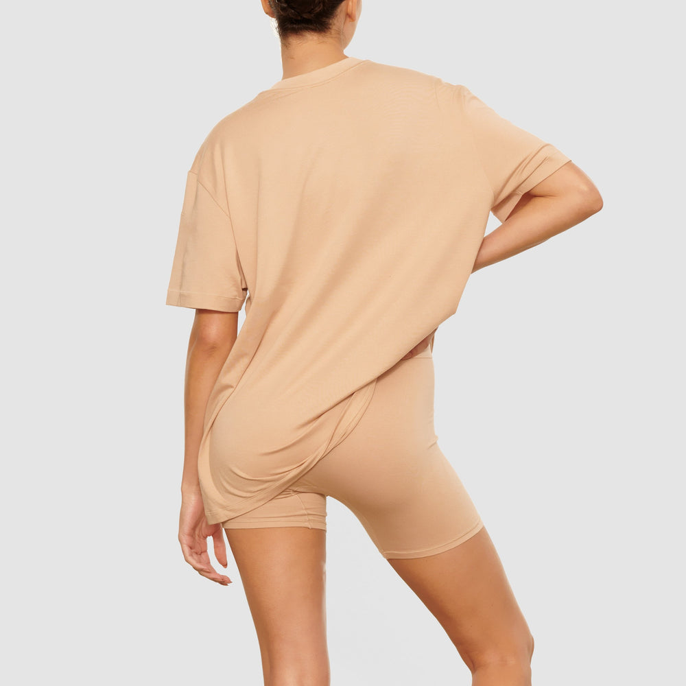 Skims BOYFRIEND T-shirt Beige | DFA-362459