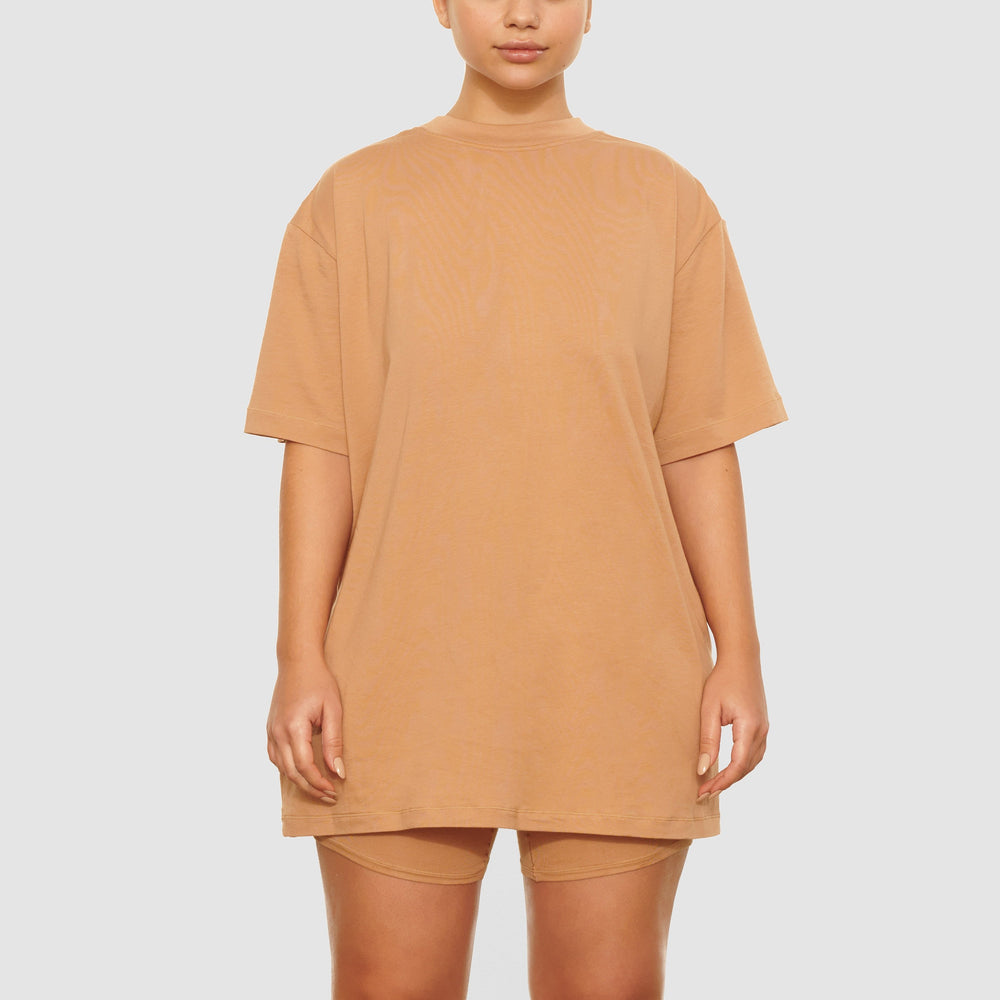 Skims BOYFRIEND T-shirt Beige | KSL-802974