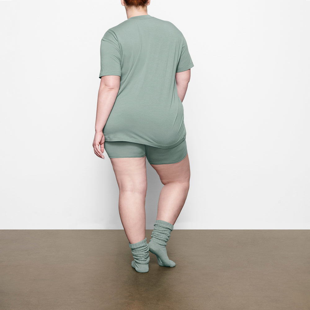 Skims BOYFRIEND T-shirt Lichtgroen | UXM-697014