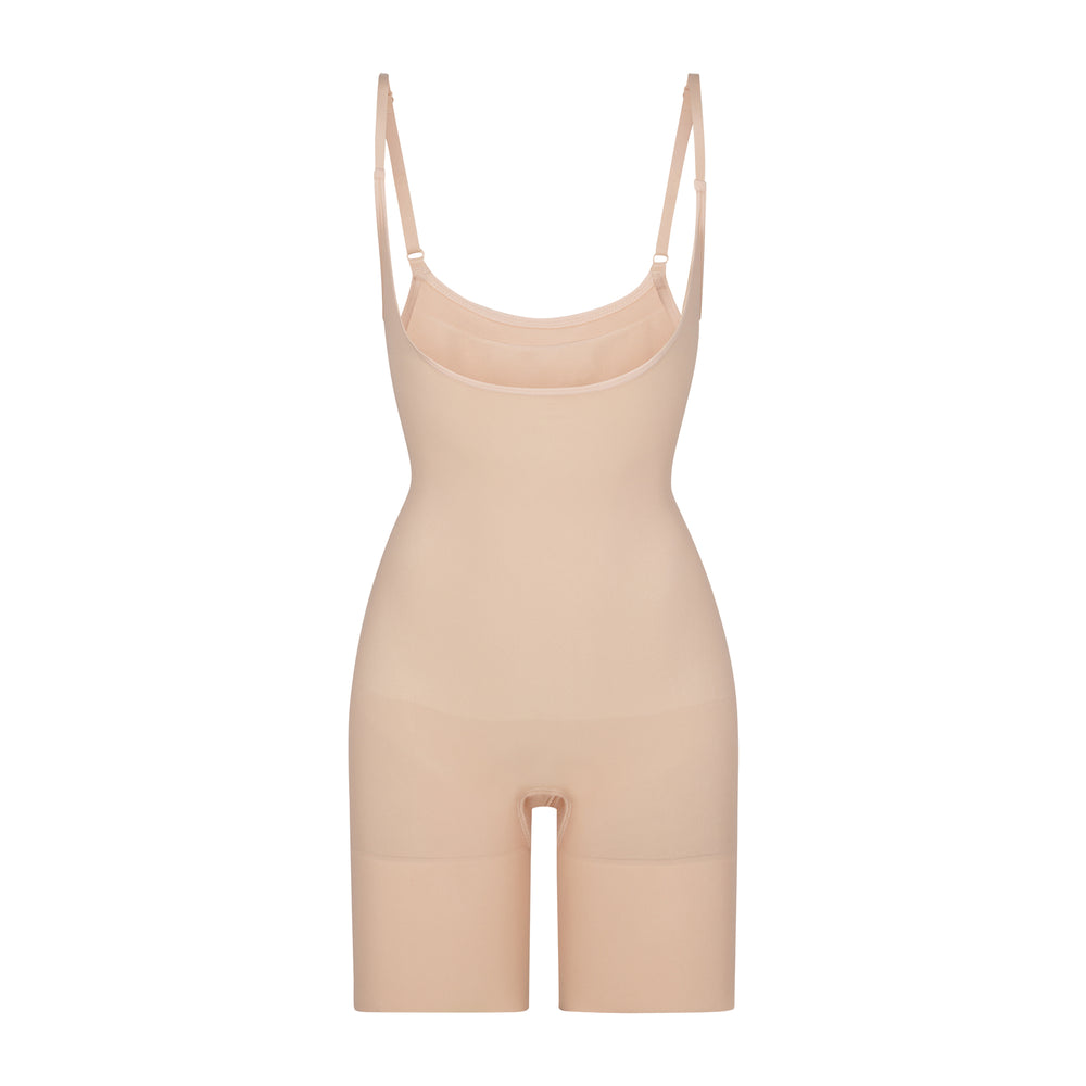 Skims BUTT ENHANCING Open Bust Bodysuit Beige | IJQ-704159