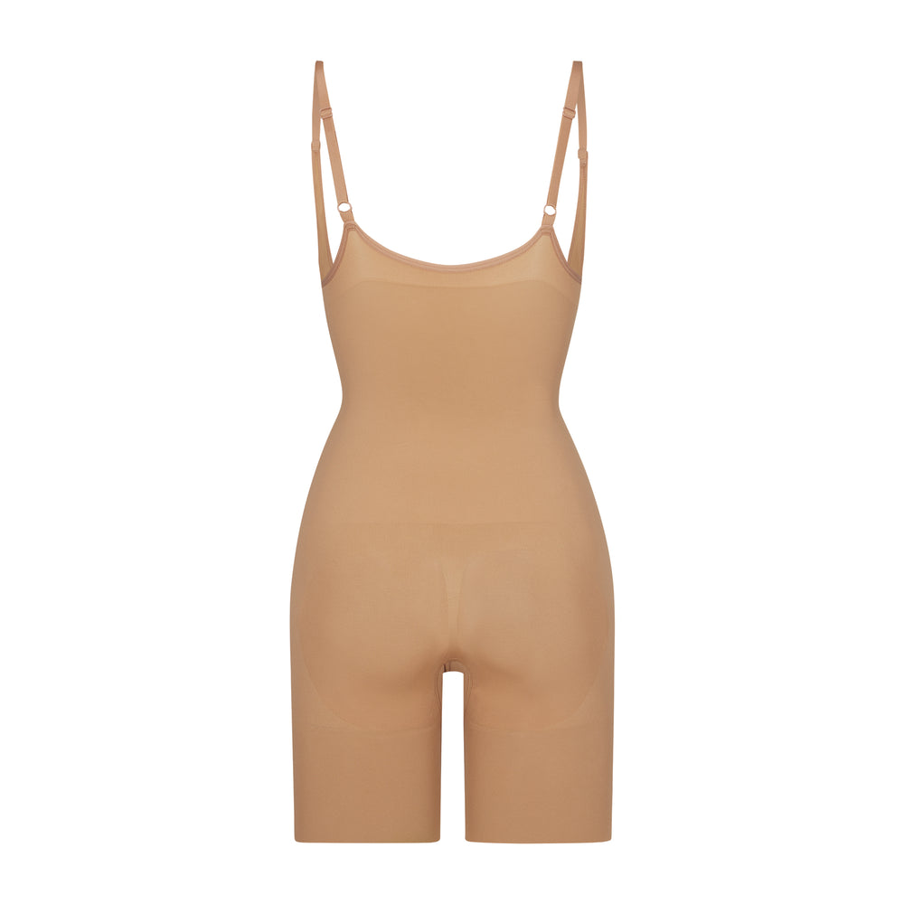Skims BUTT ENHANCING Open Bust Bodysuit Beige | RNB-562438