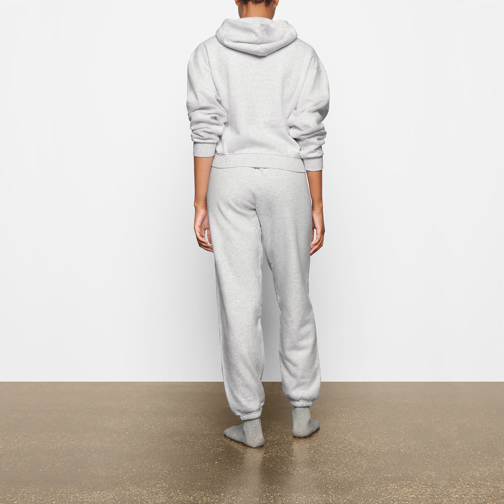 Skims COTTON FLEECE PULLOVER Hoodie Lichtgrijs | BVZ-632091