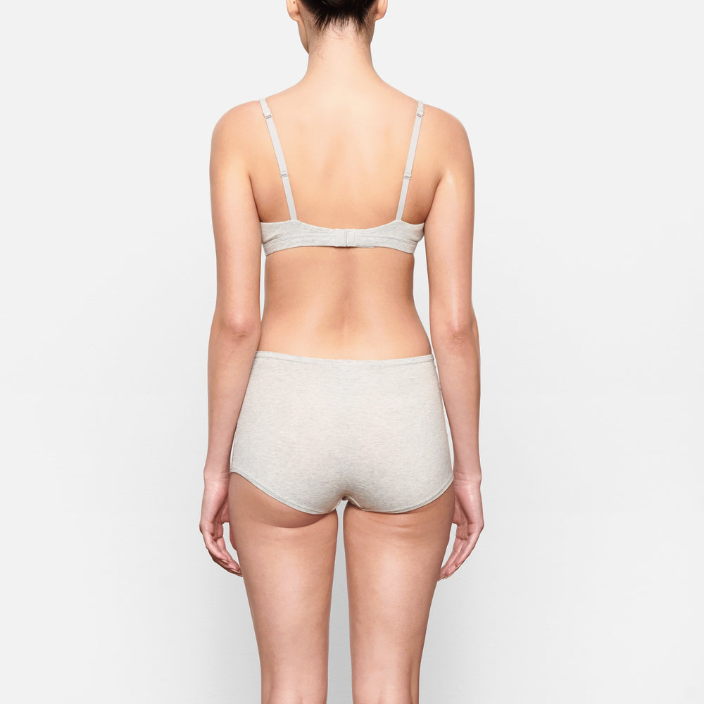 Skims COTTON JERSEY Boy Short Lichtgrijs | DKN-726491