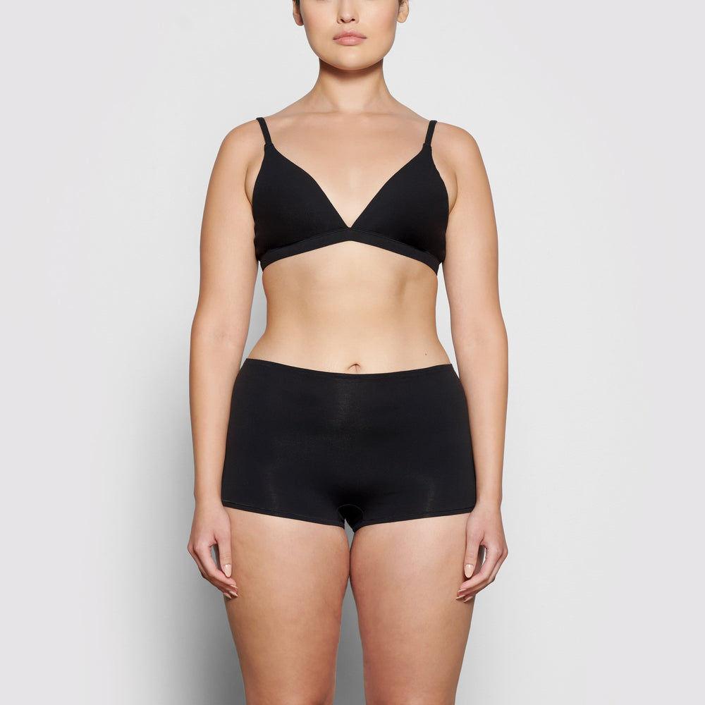 Skims COTTON JERSEY Boy Short Zwart | IPN-307254
