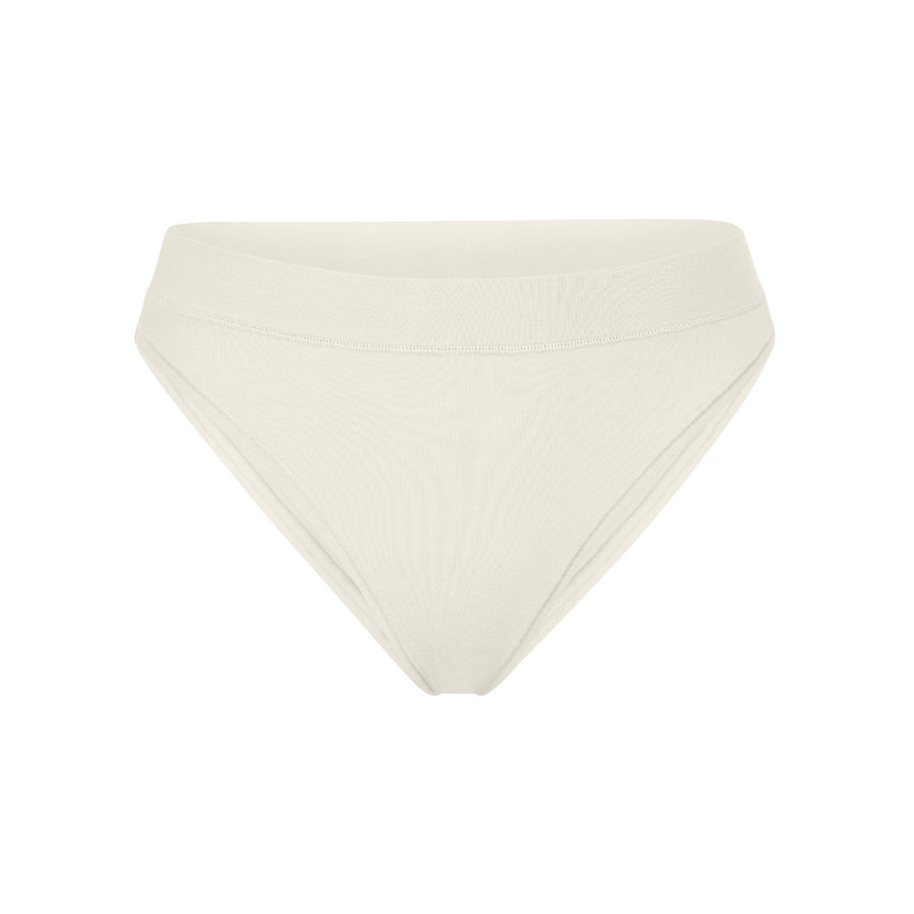 Skims COTTON JERSEY CHEEKY Tanga Wit | AZU-106573