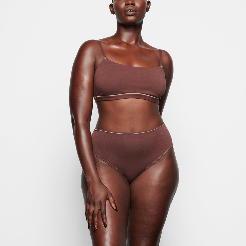 Skims COTTON JERSEY FULL Brief Chocola | LBI-073569