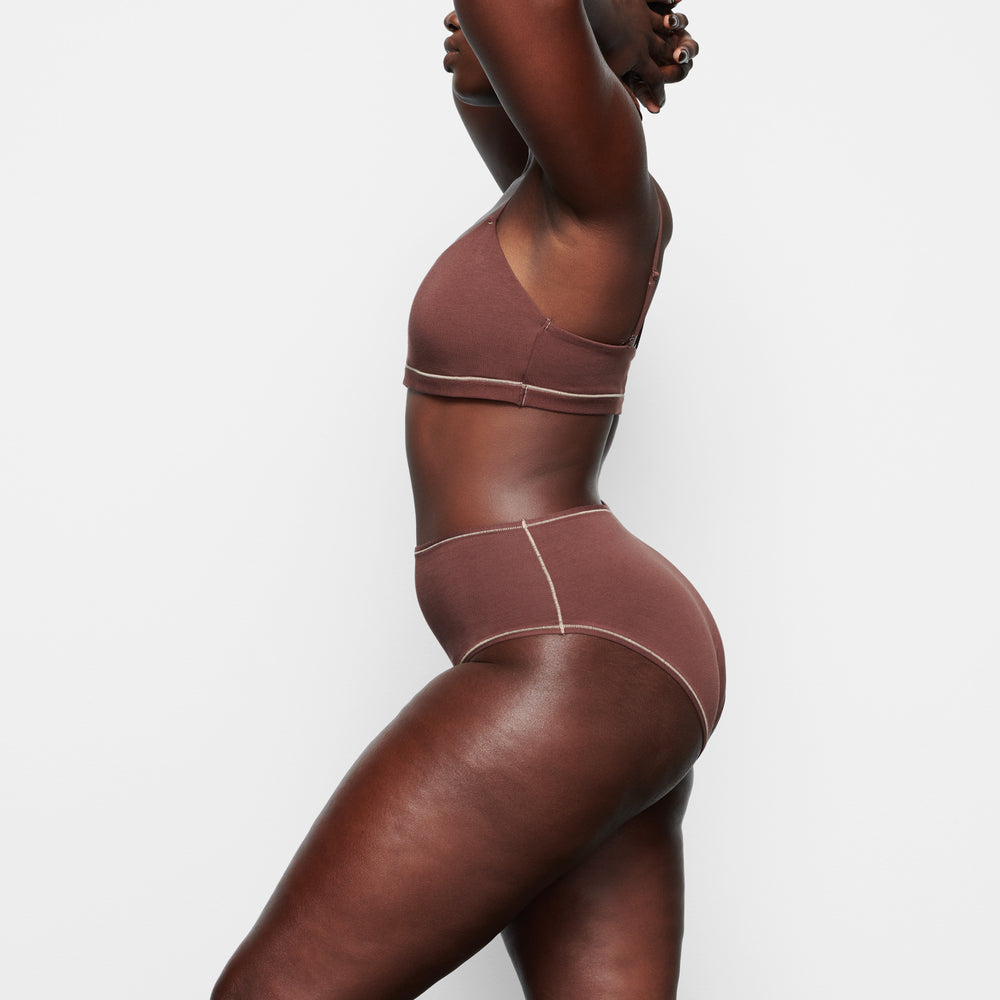 Skims COTTON JERSEY FULL Brief Chocola | LBI-073569