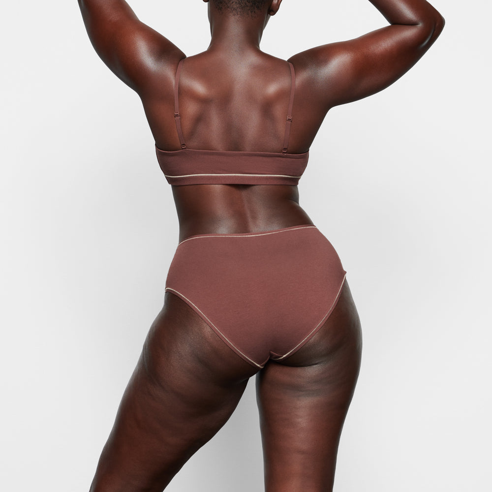 Skims COTTON JERSEY FULL Brief Chocola | LBI-073569