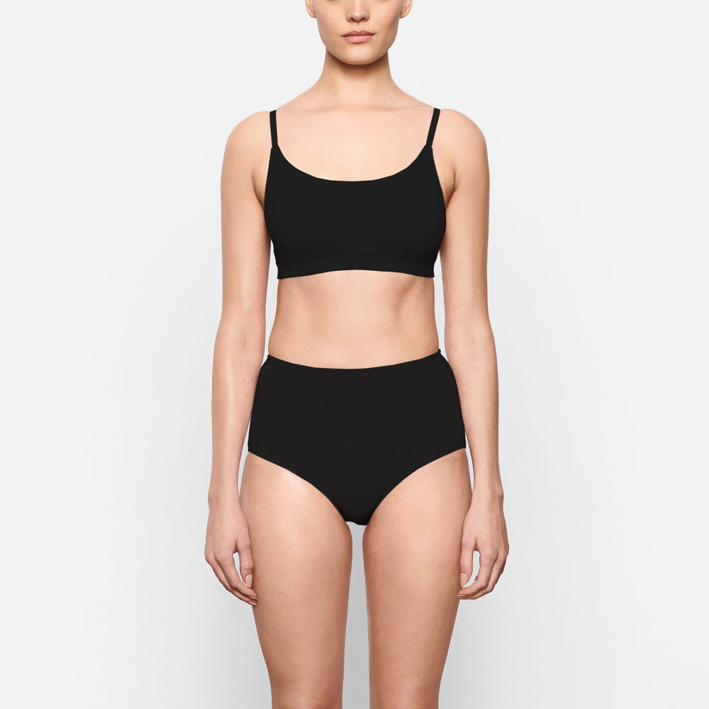 Skims COTTON JERSEY FULL Brief Zwart | UAZ-834095