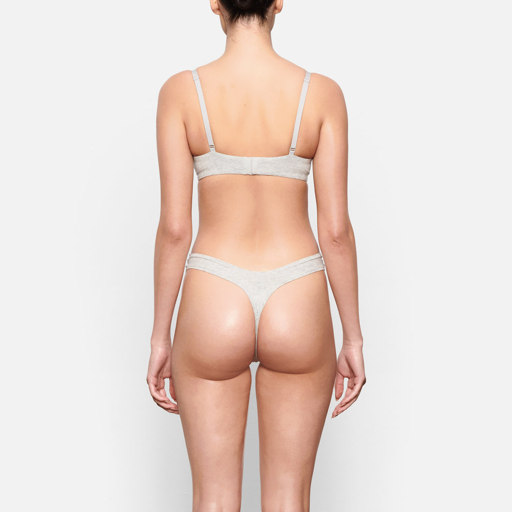 Skims COTTON JERSEY T-shirt Bra Lichtgrijs | EHV-306714