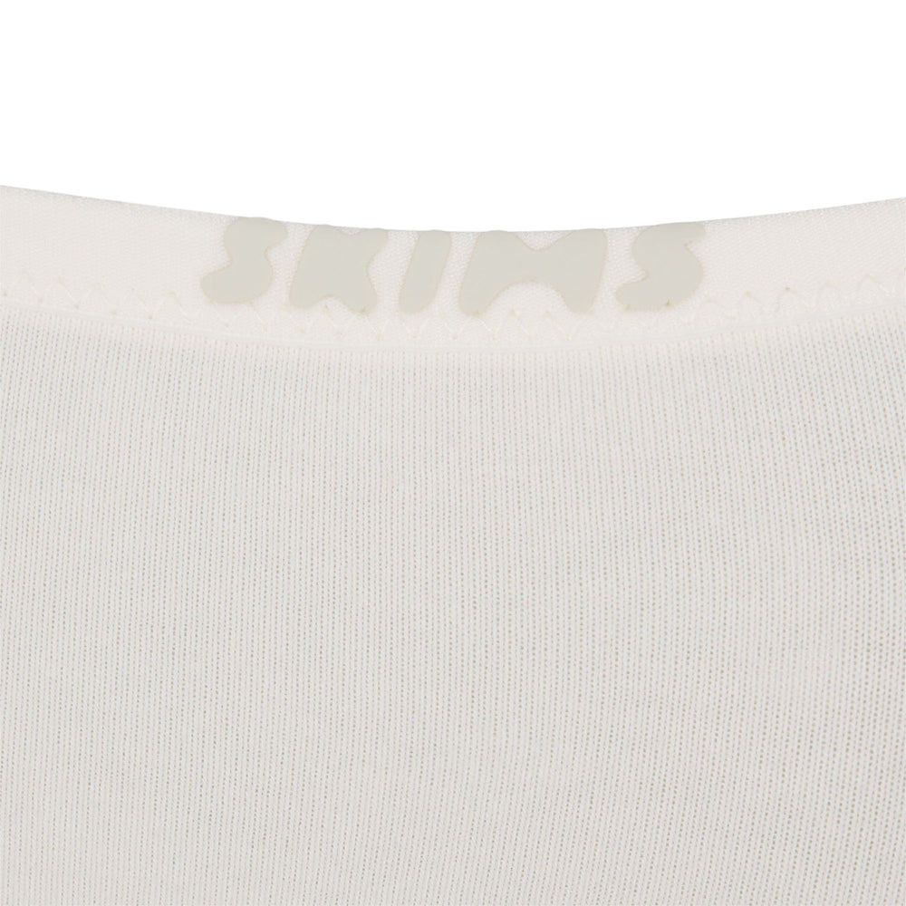 Skims COTTON LOGO Cotton Bodysuit Wit | WFG-783945