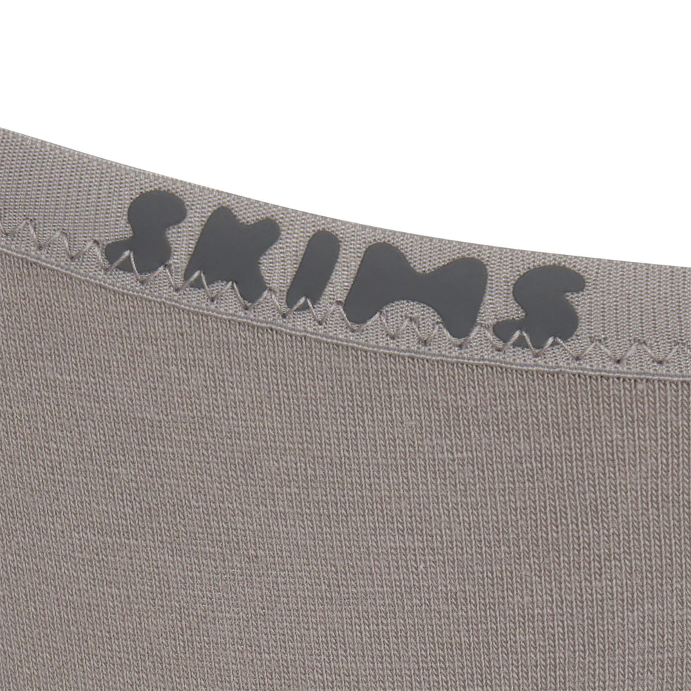 Skims COTTON LOGO DIPPED Thong Grijs | DUK-507298