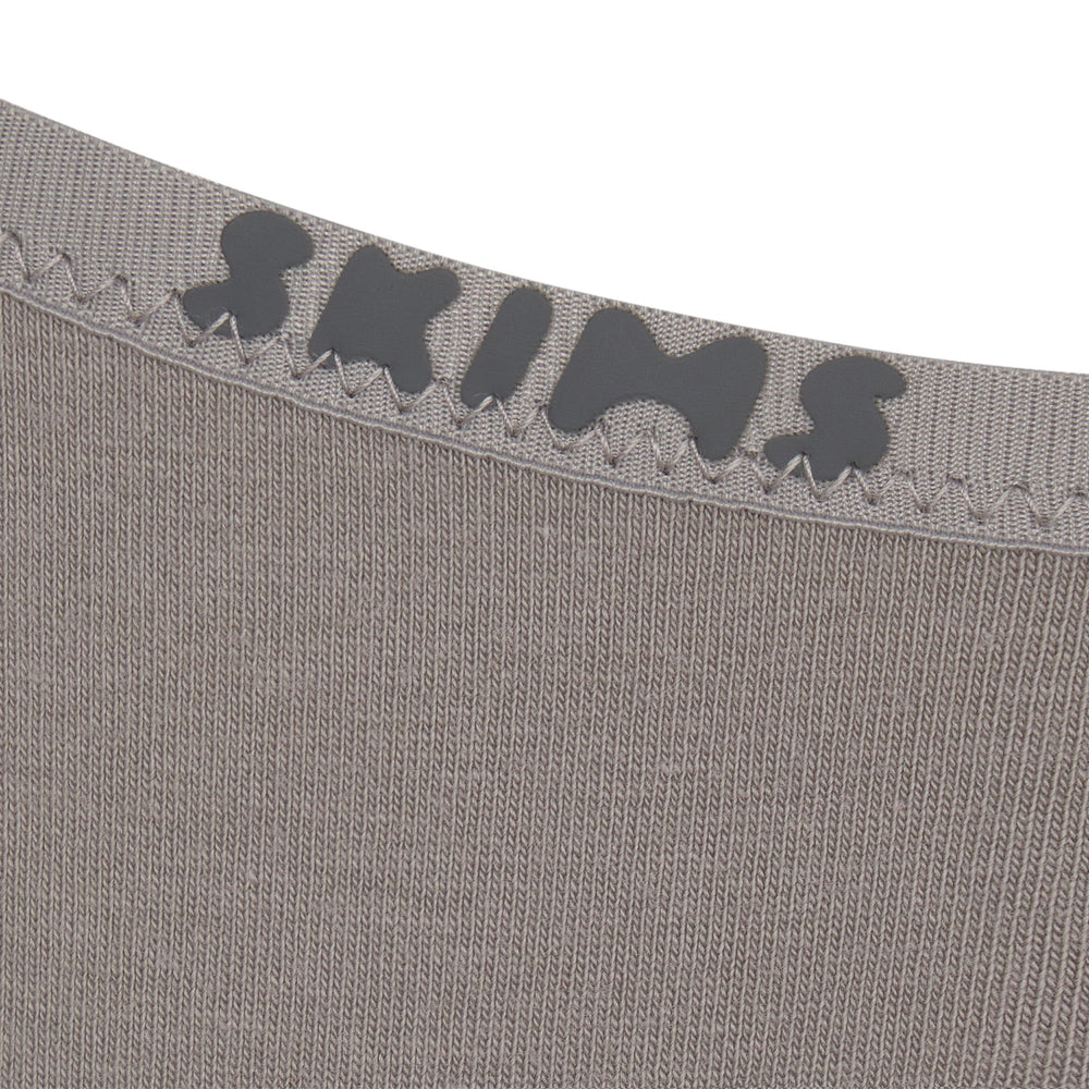 Skims COTTON LOGO HIGH LEG Bikini Grijs | OCI-785209