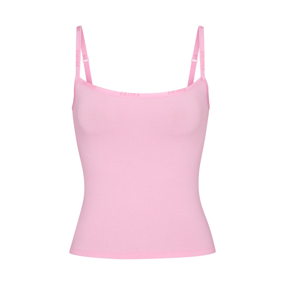 Skims COTTON LOGO Tank Roze | WLS-487320