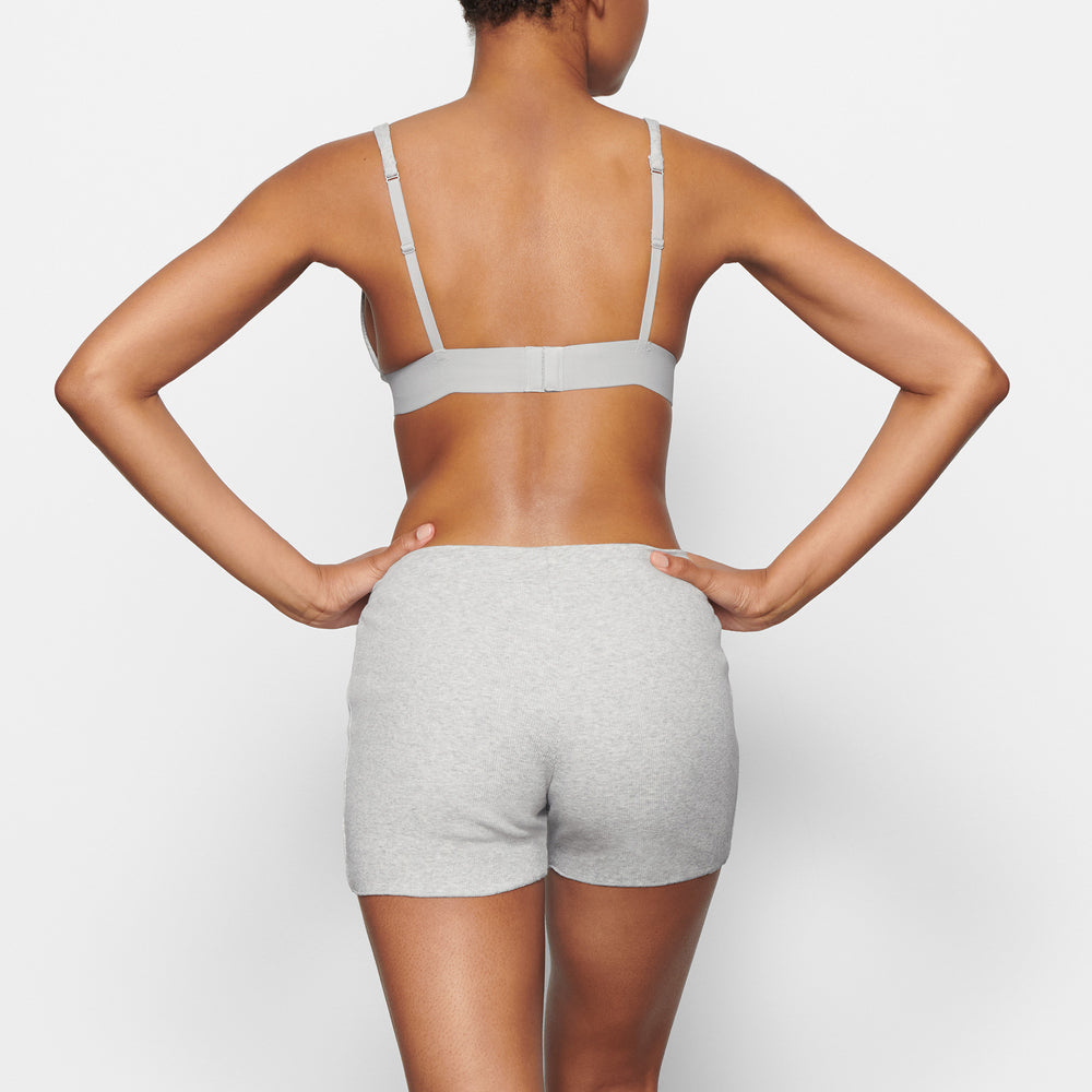 Skims COTTON RIB DRAWSTRING Korte Broek Lichtgrijs | YBJ-695720