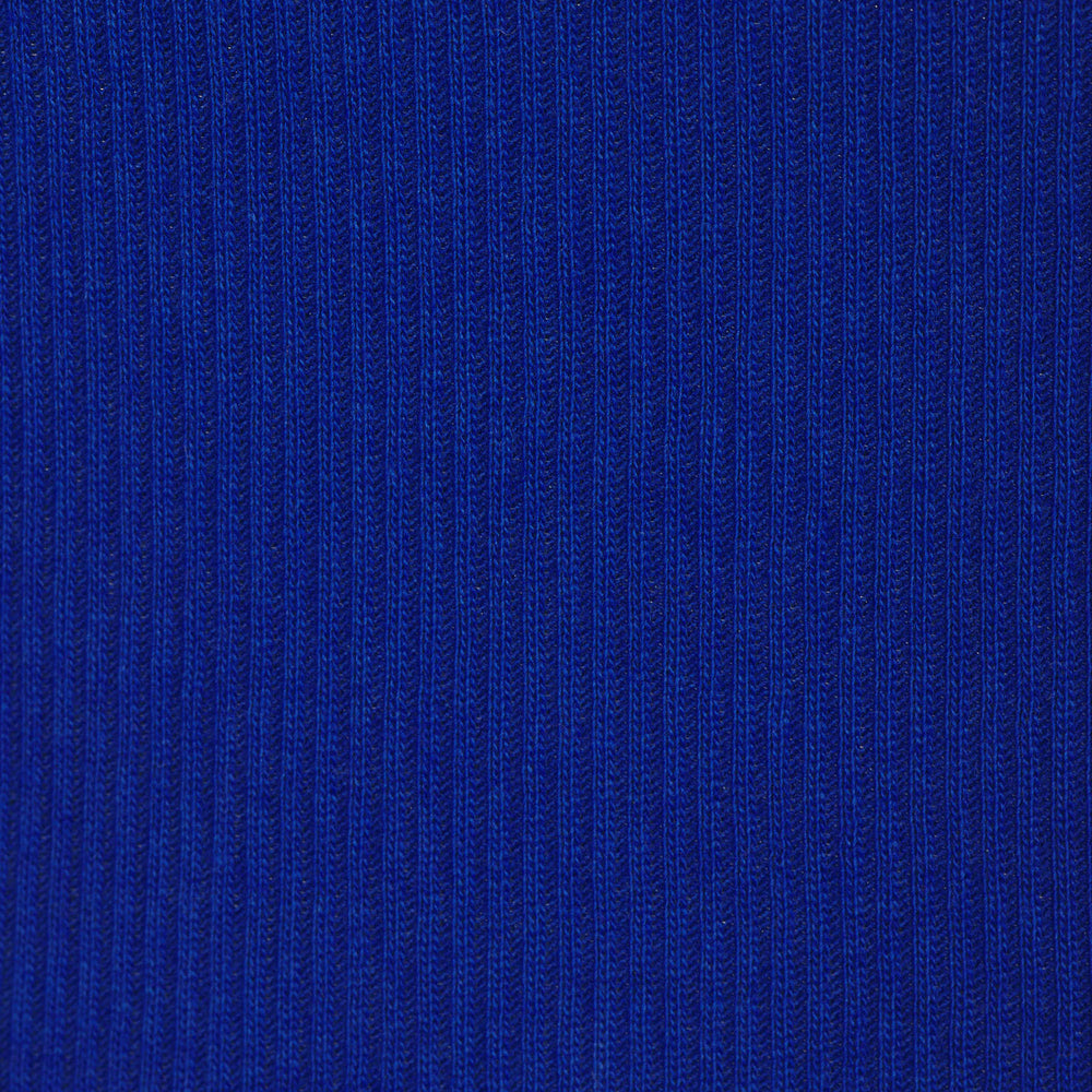 Skims COTTON RIB HENLEY LONG SLEEVE T-shirt Blauw | BSM-071364