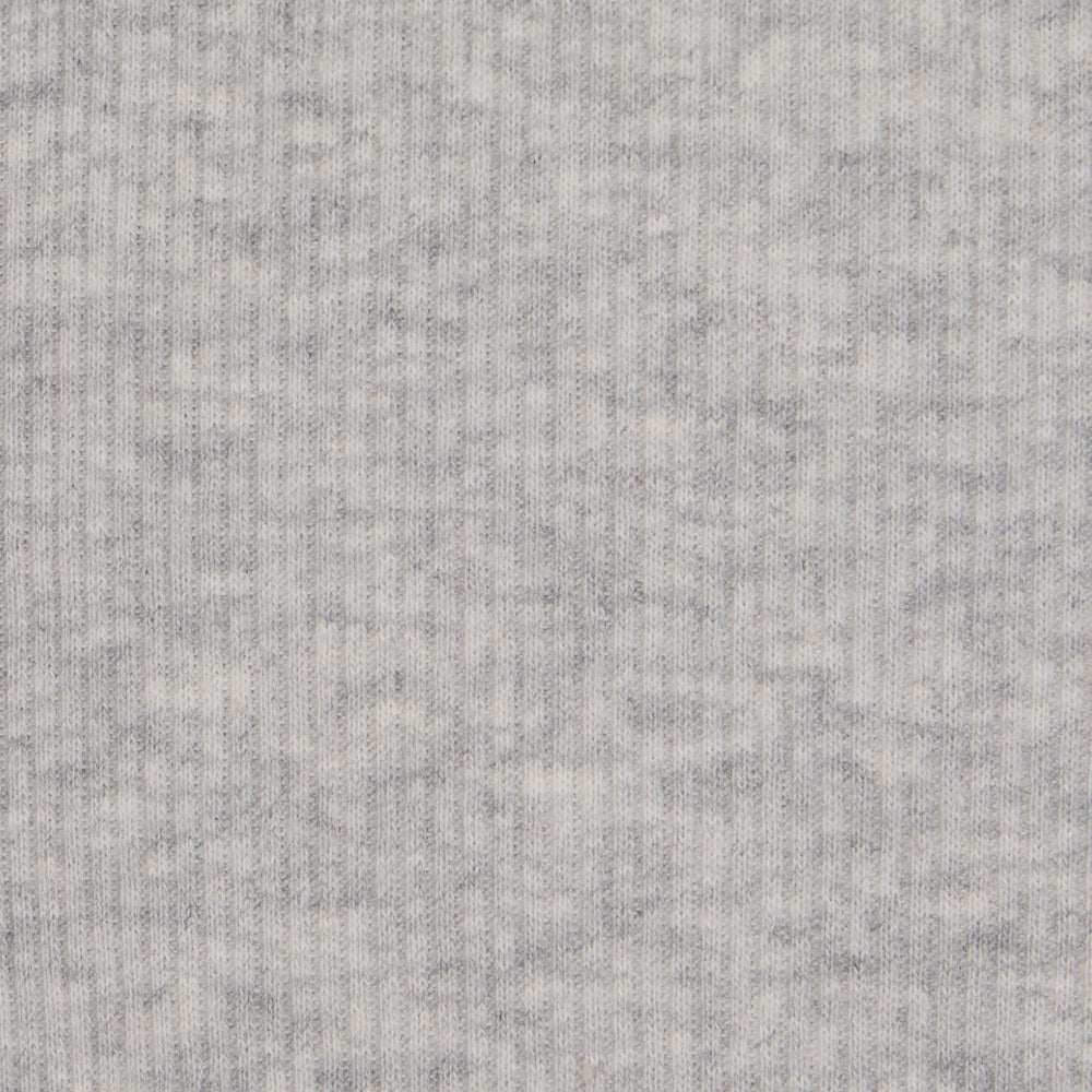 Skims COTTON RIB HENLEY LONG SLEEVE T-shirt Lichtgrijs | NSZ-037914