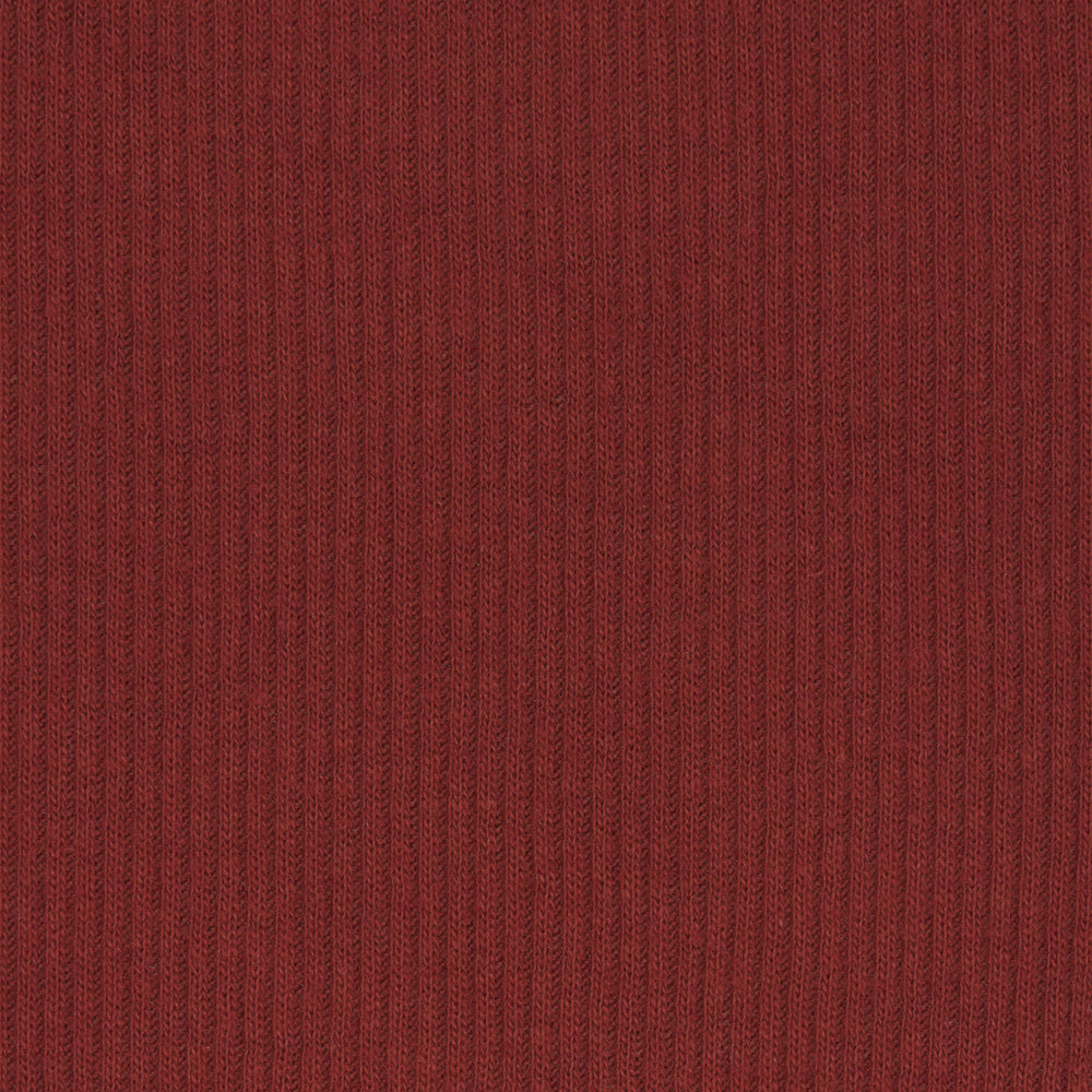 Skims COTTON RIB LONG SLEEVE CROP Henley Dieprood | ITL-536718