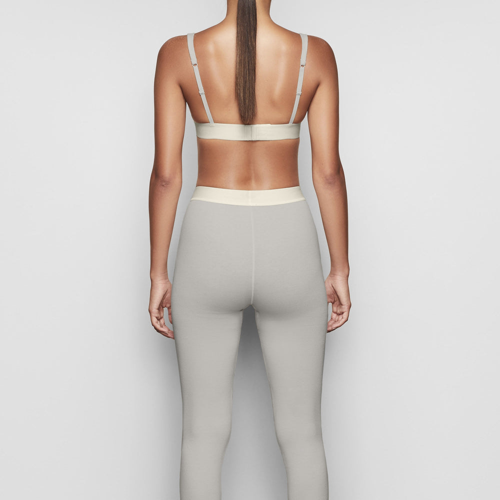 Skims COTTON RIB Leggings Blauw | NOI-571983