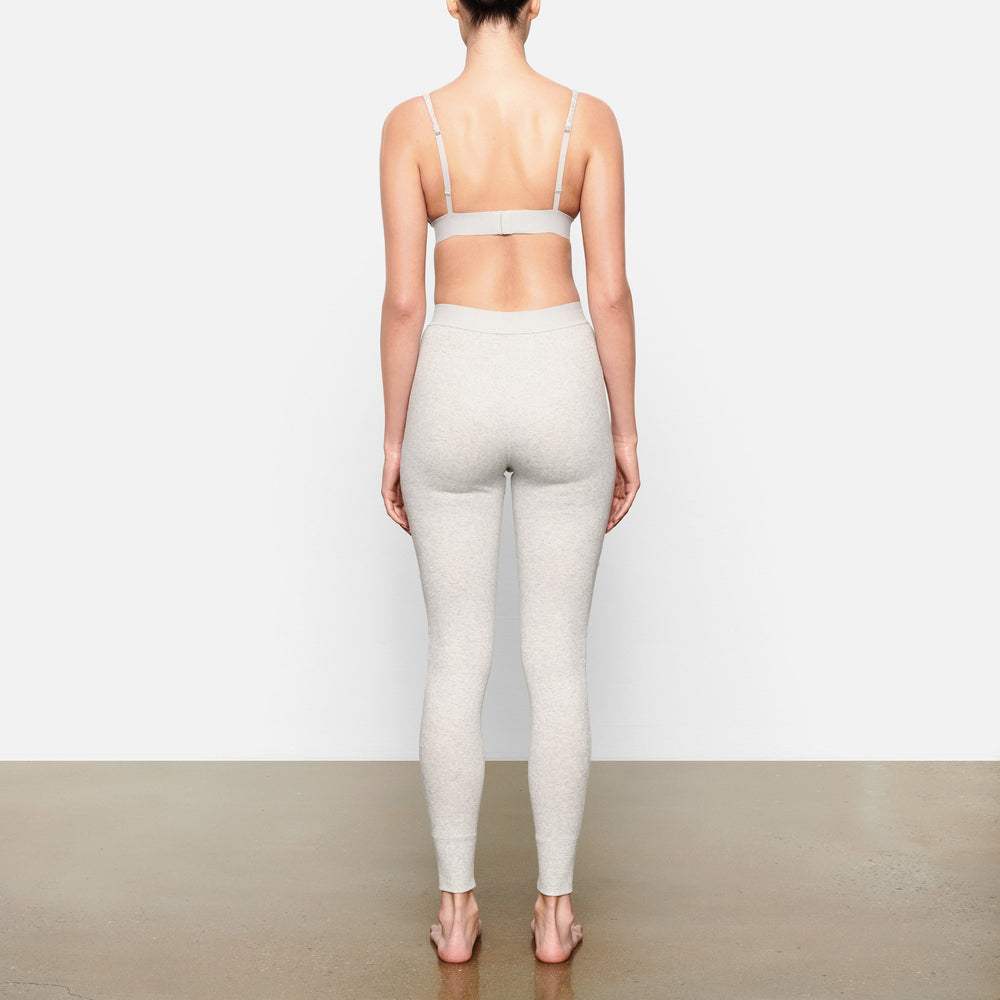 Skims COTTON RIB Leggings Lichtgrijs | KIX-546137