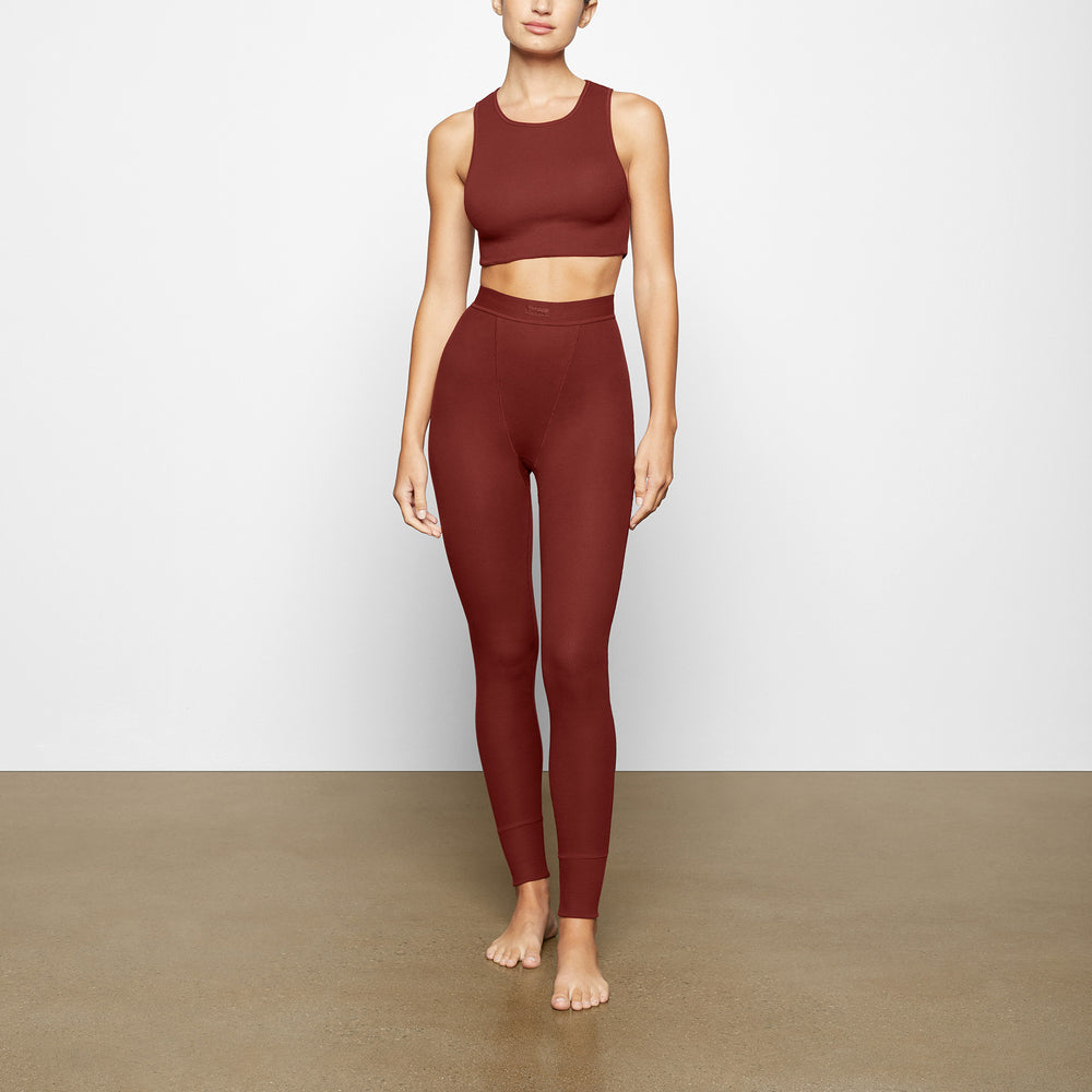 Skims COTTON RIB SUPER CROP Tank Dieprood | VTZ-817456