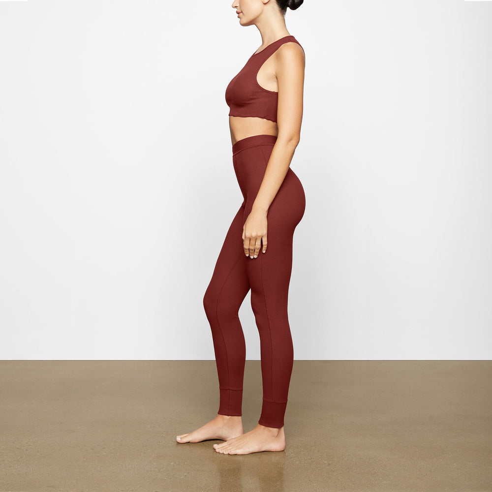 Skims COTTON RIB SUPER CROP Tank Dieprood | VTZ-817456