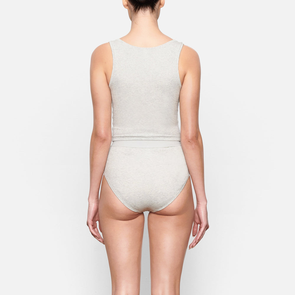 Skims COTTON RIB Tank Lichtgrijs | VFB-921650