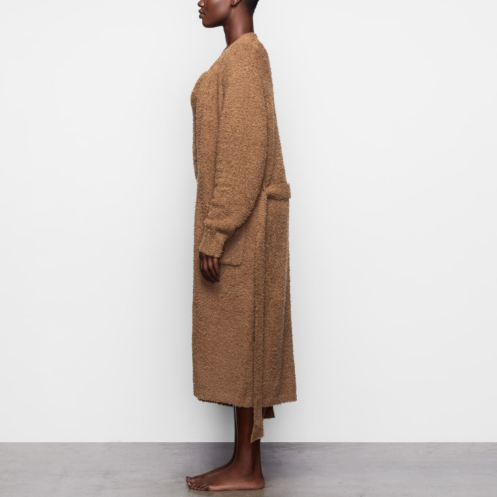 Skims COZY KNIT Badjas Bruin | OWU-321950