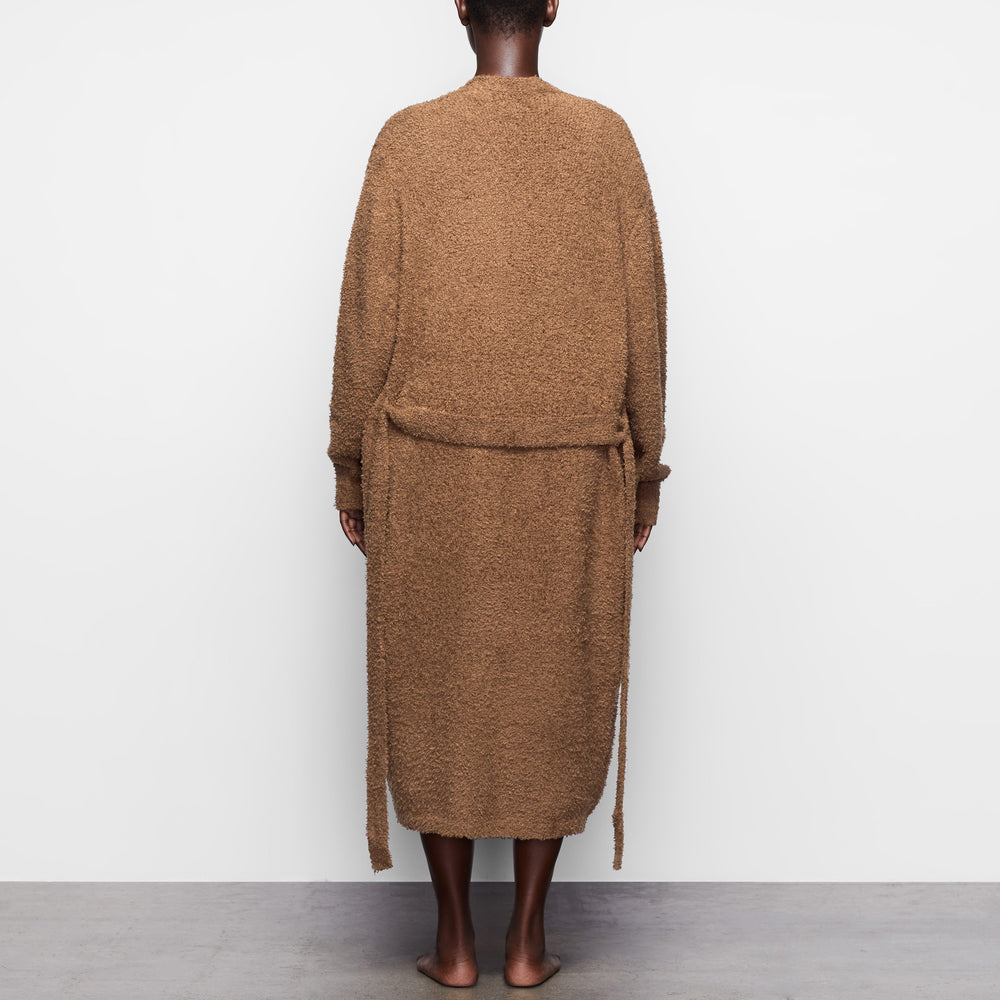Skims COZY KNIT Badjas Bruin | OWU-321950