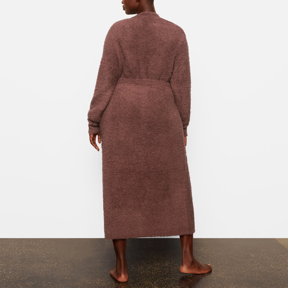 Skims COZY KNIT Badjas Donkerrood | LFD-823190