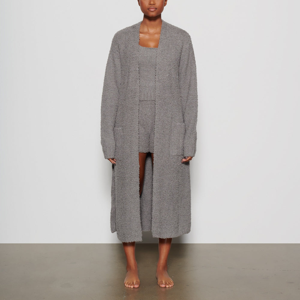 Skims COZY KNIT Badjas Grijs | MLW-791820