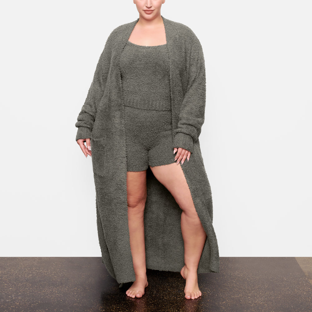 Skims COZY KNIT Badjas Grijs | PHW-058327