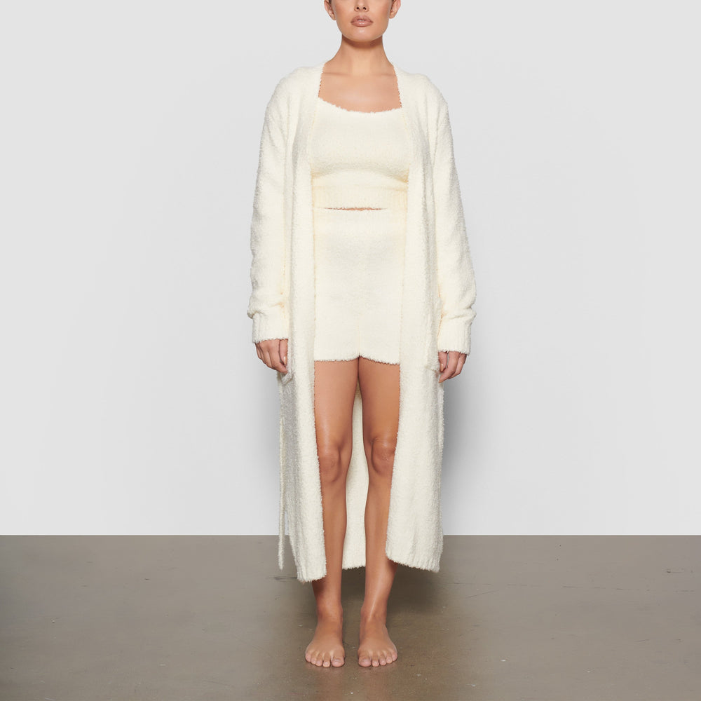 Skims COZY KNIT Badjas Wit | POI-835041