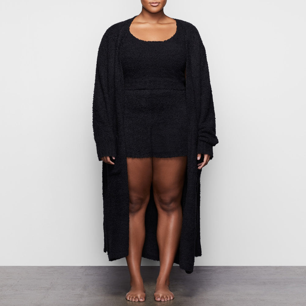 Skims COZY KNIT Badjas Zwart | GYP-610593