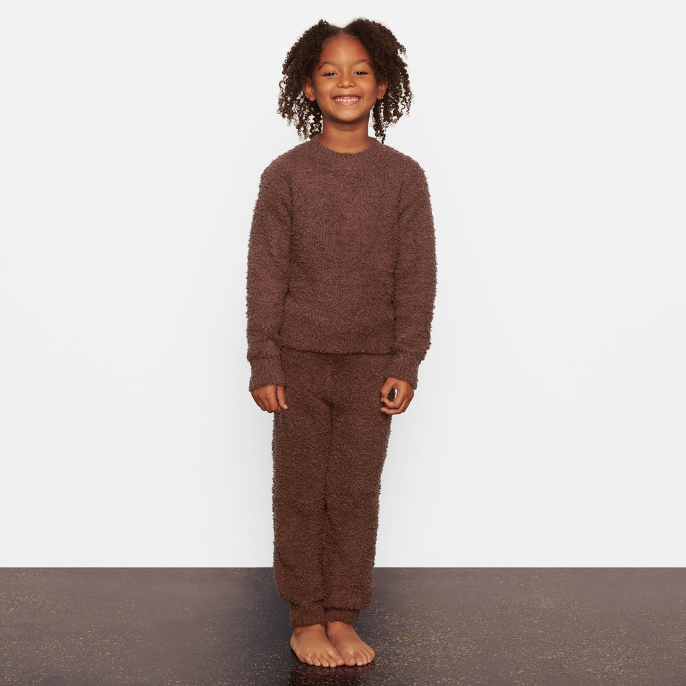 Skims COZY KNIT JOGGER Kinderen Donkerrood | HCY-480532