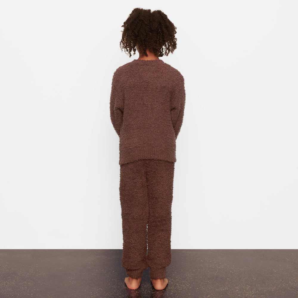 Skims COZY KNIT JOGGER Kinderen Donkerrood | HCY-480532