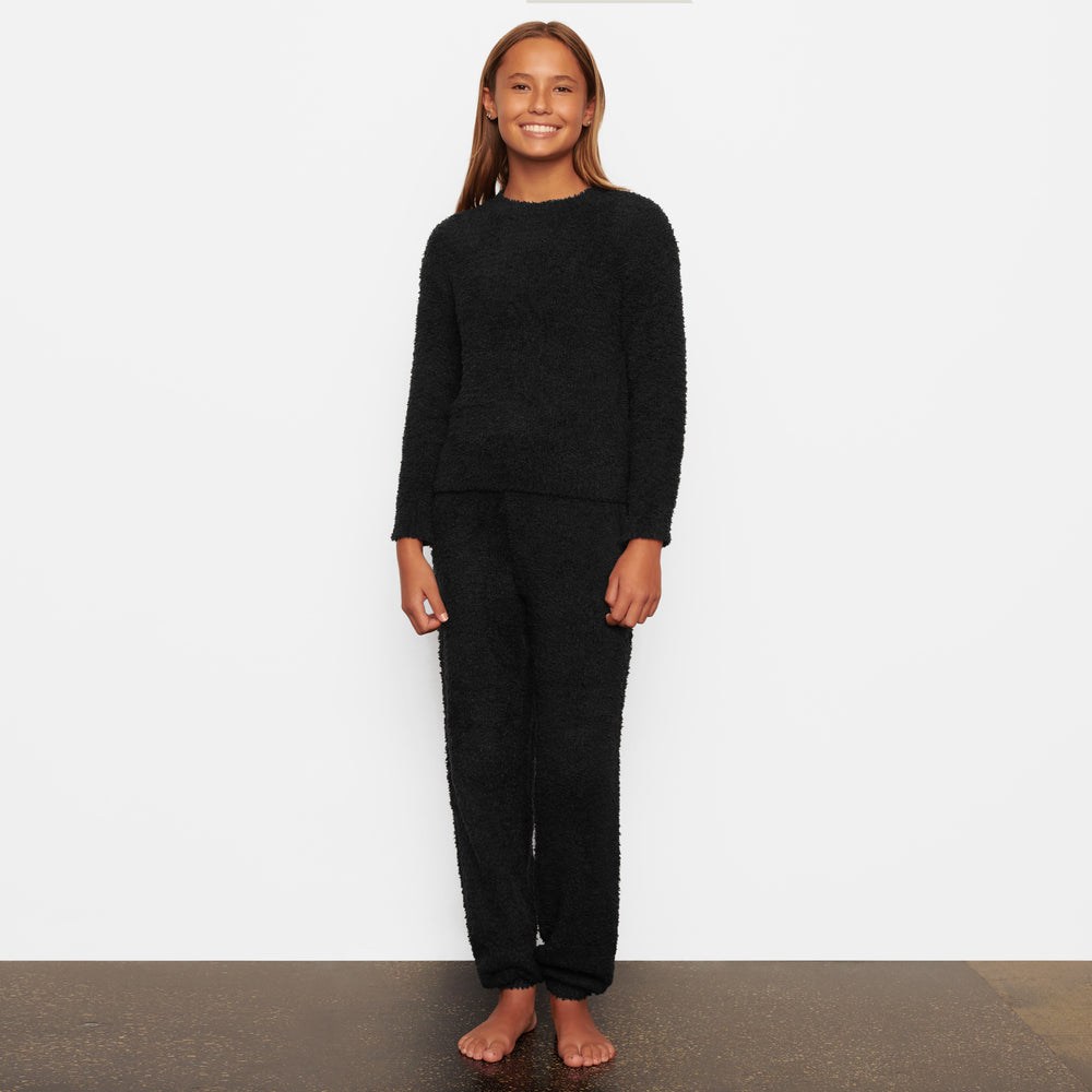 Skims COZY KNIT JOGGER Kinderen Zwart | FYS-379408