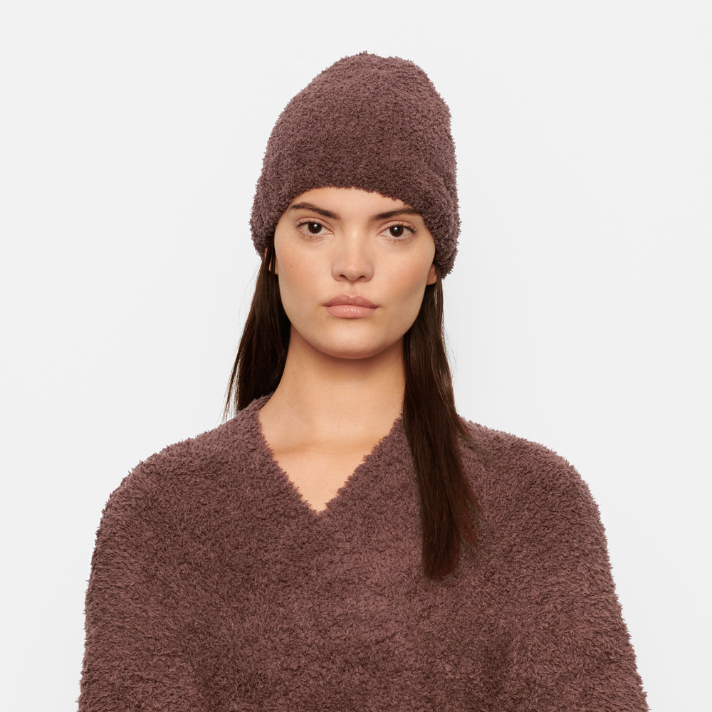 Skims COZY KNIT Muts Donkerrood | LKH-165498