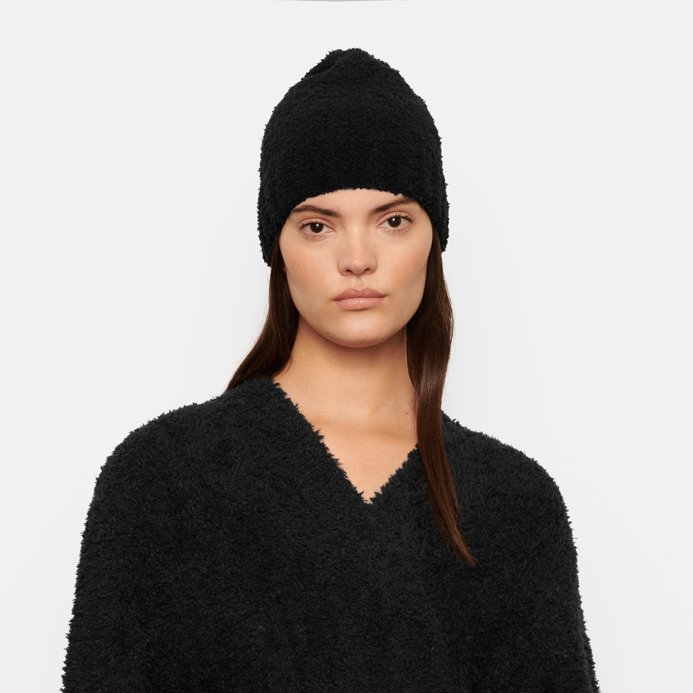 Skims COZY KNIT Muts Zwart | MXP-473619