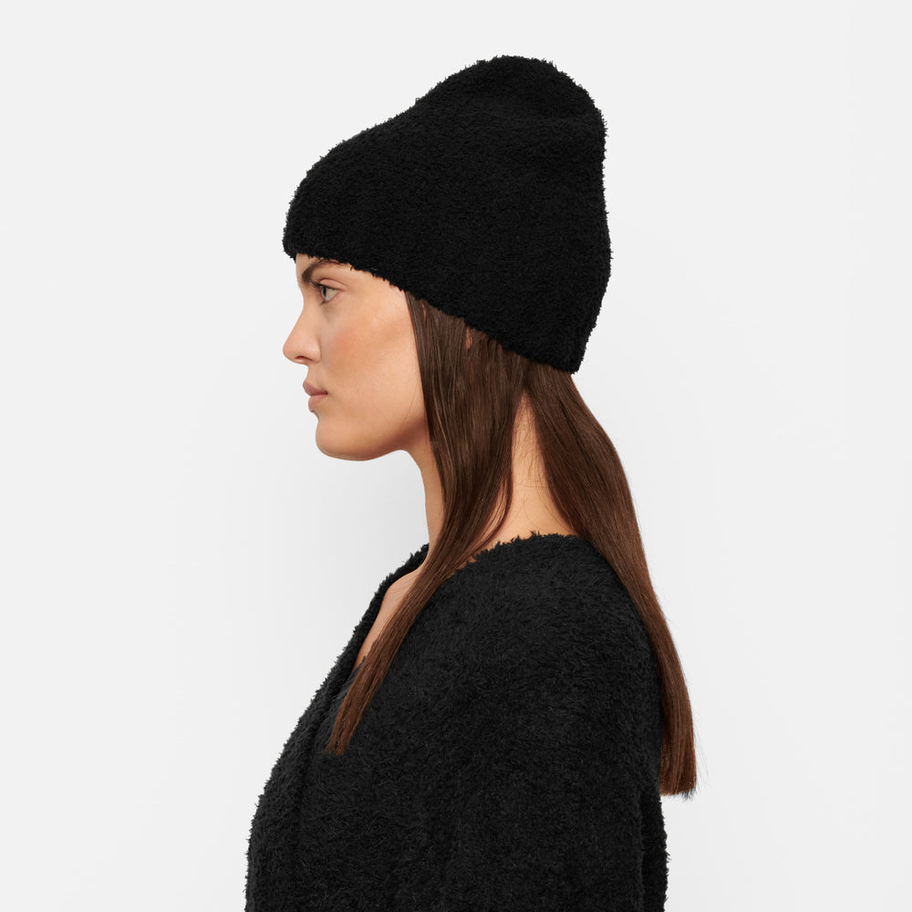 Skims COZY KNIT Muts Zwart | MXP-473619