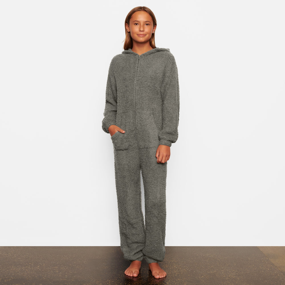 Skims COZY KNIT ONESIE Kinderen Grijs | OWK-694823