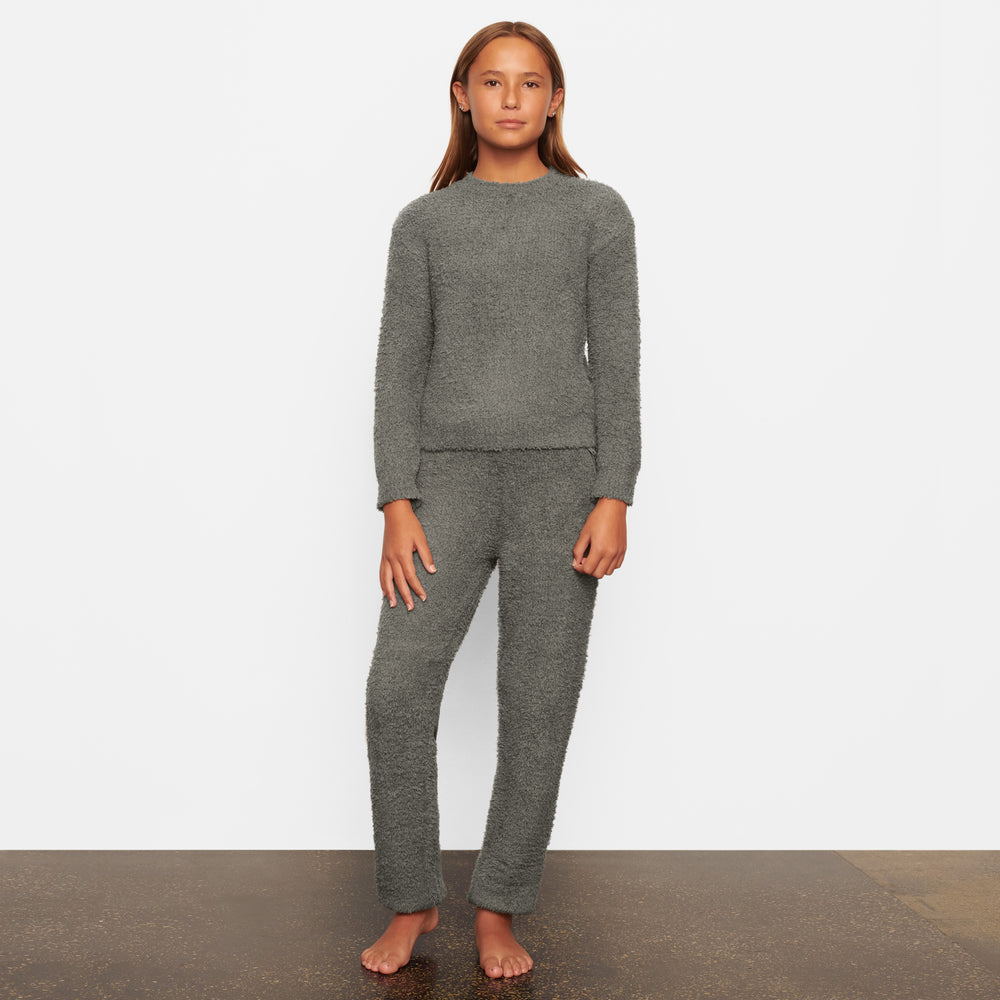 Skims COZY KNIT PULLOVER Kinderen Grijs | YCO-876495