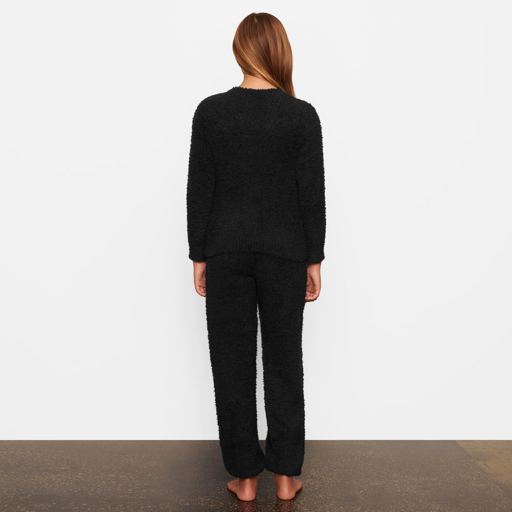 Skims COZY KNIT PULLOVER Kinderen Zwart | HWU-245379